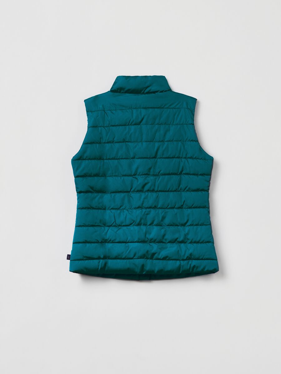 Gilet trapuntato full-zip Bambina_1