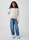 Felpa girocollo in misto cotone con logo GAP_2