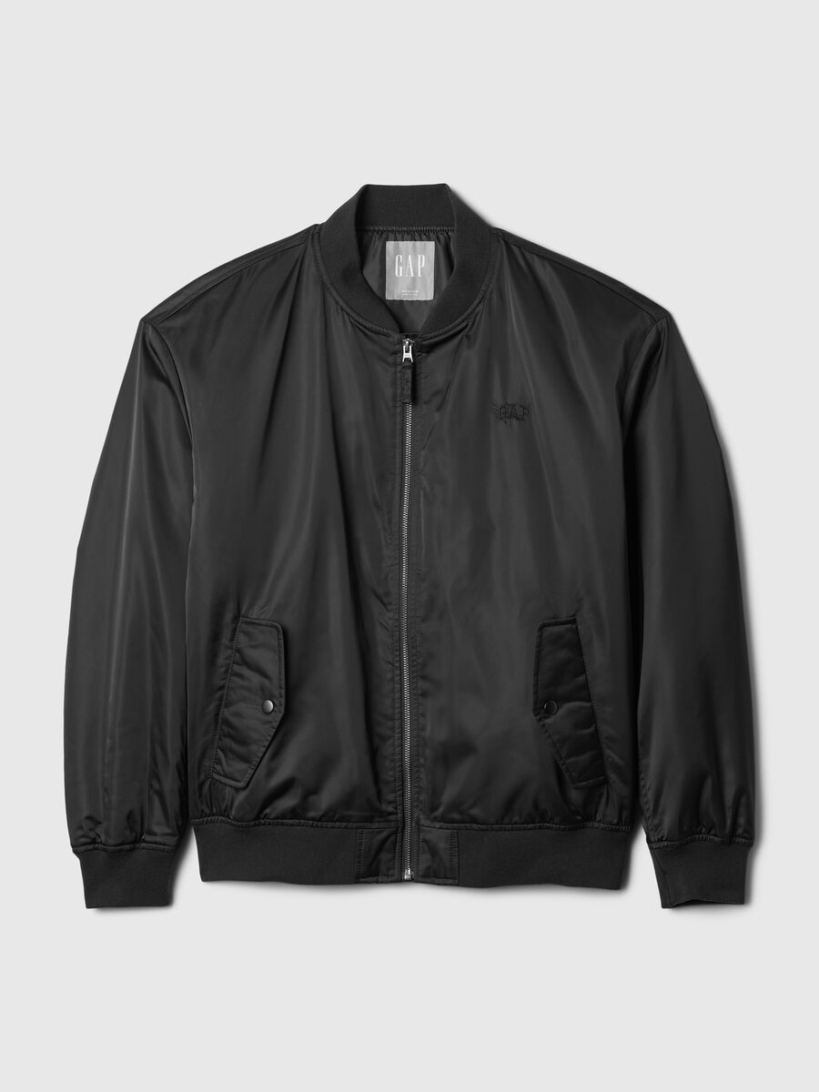 Bomber in nylon full-zip Uomo_2