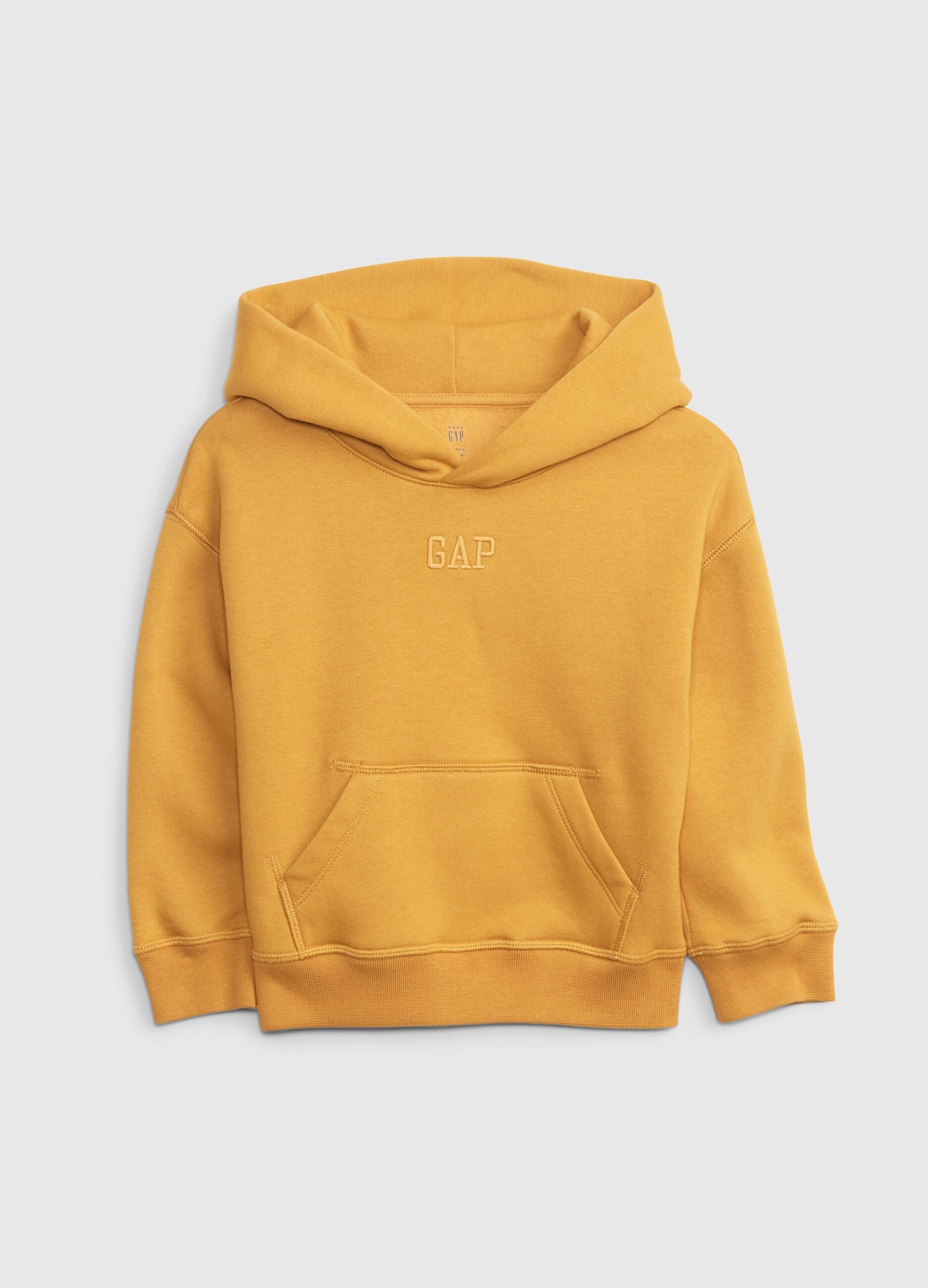 Hoodie with embroidered logo