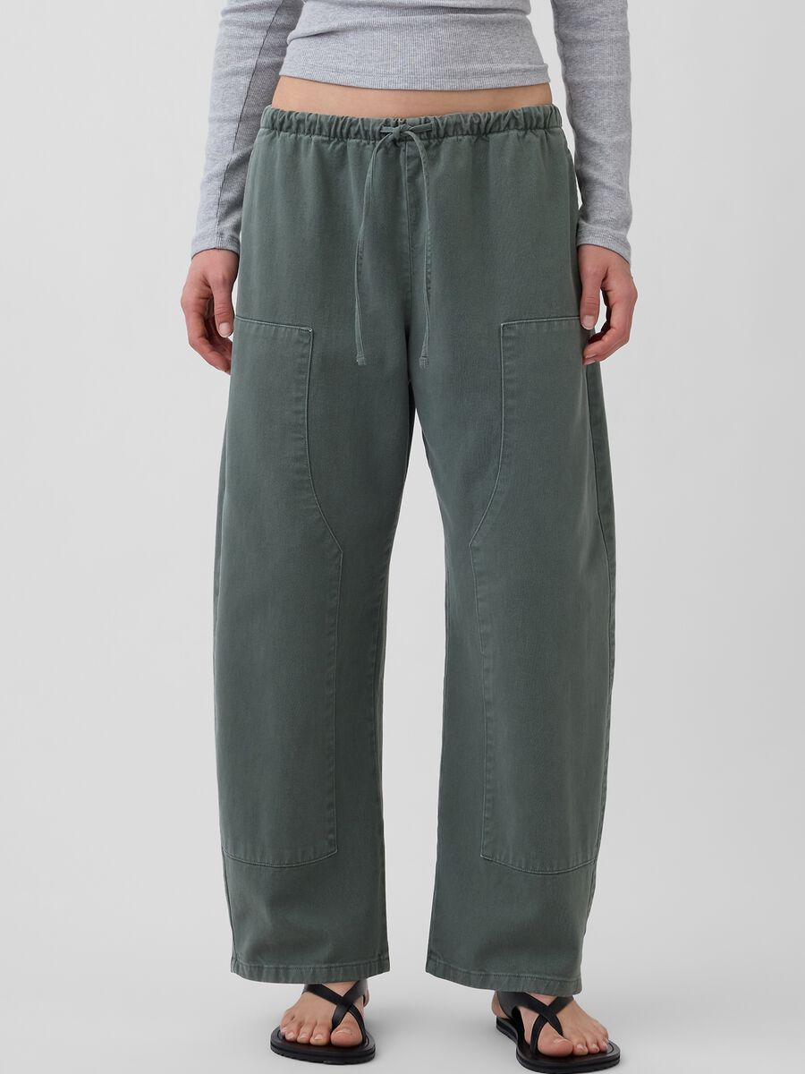 Pure Cotton Trousers Woman_1