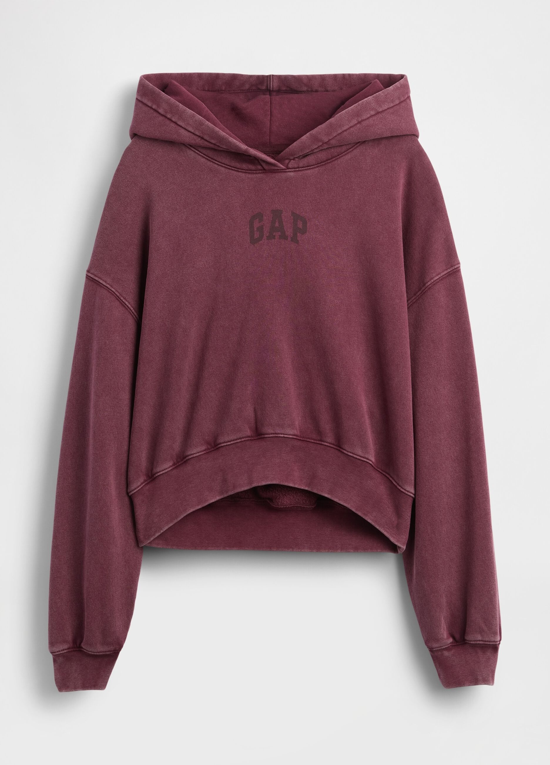 Felpa con cappuccio e logo