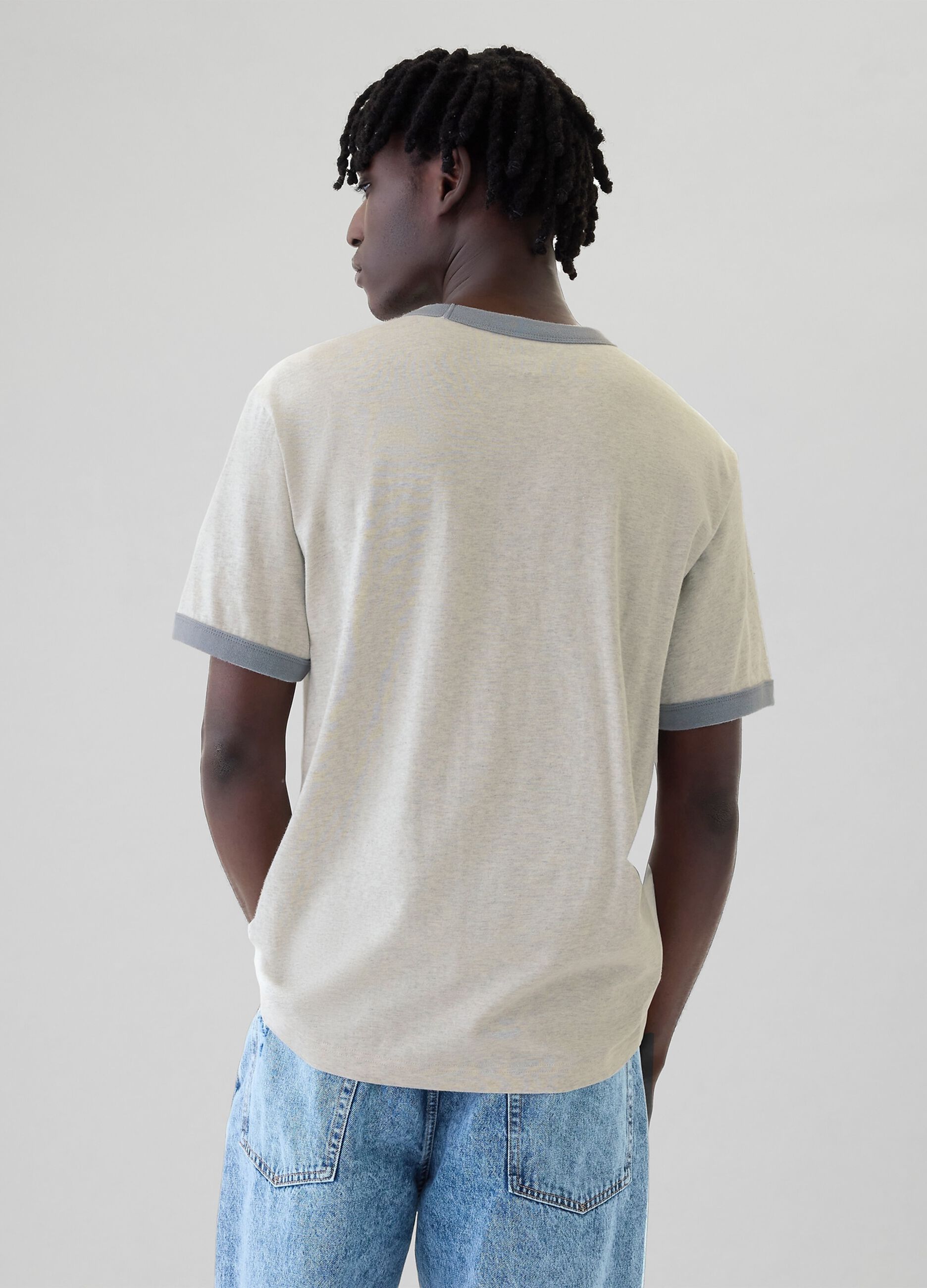 T-shirt in cotone con stampa logo_2