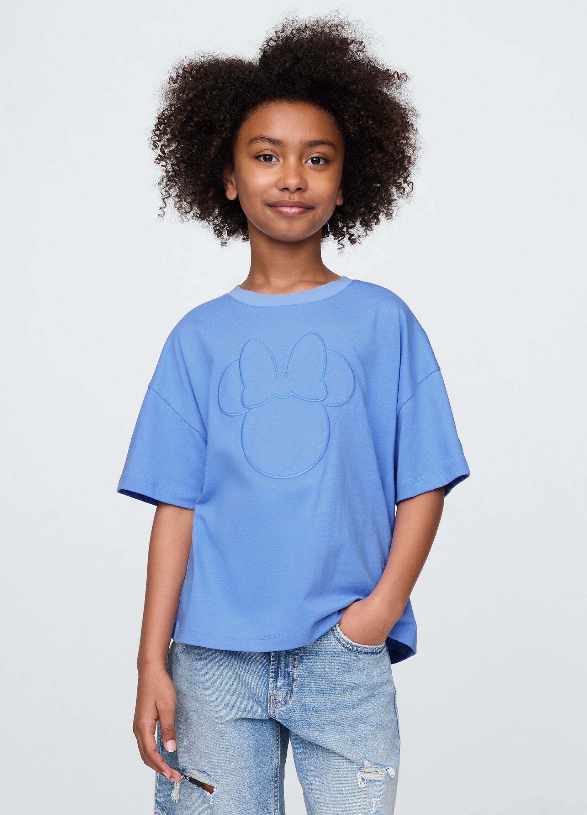 T-shirt a maniche corte blu GAP Kids