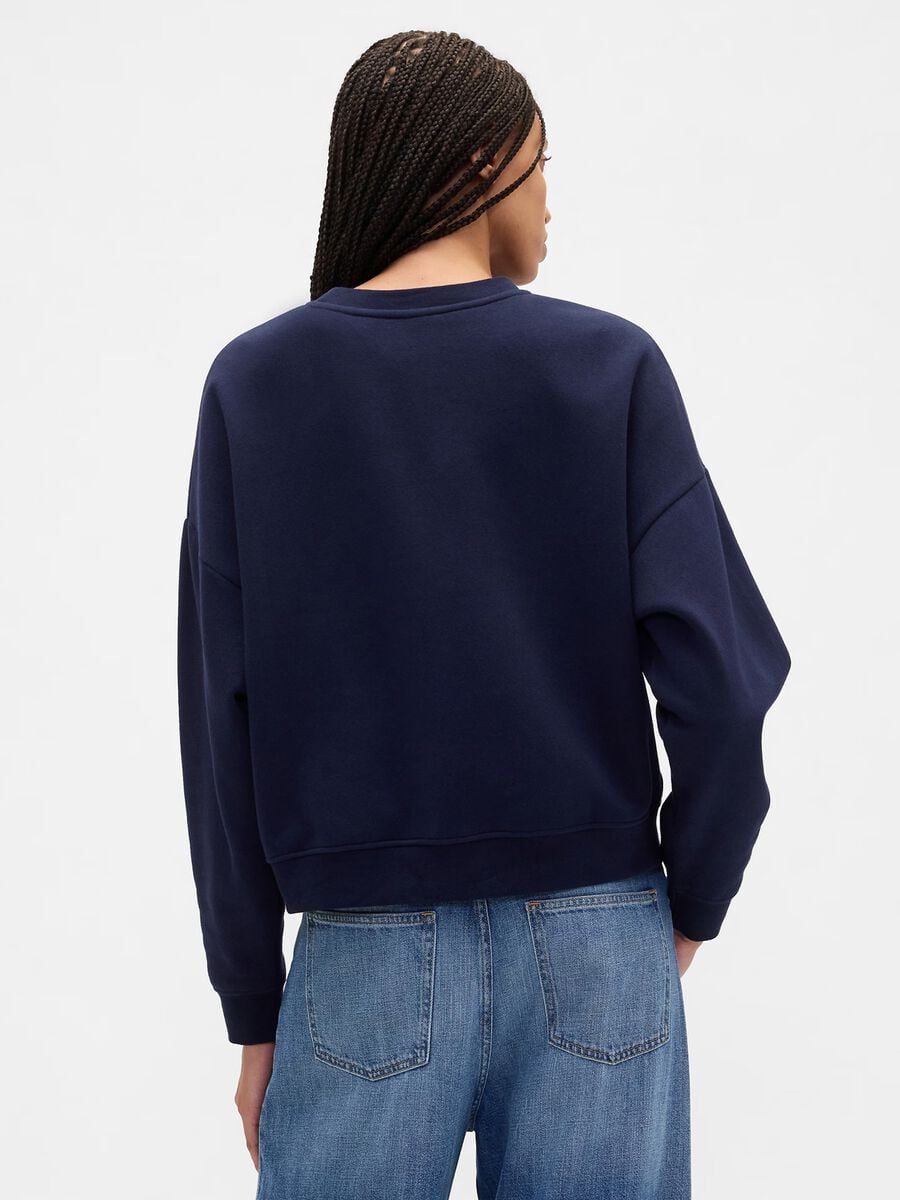 Blue T-shirt with New York graphic Woman_1