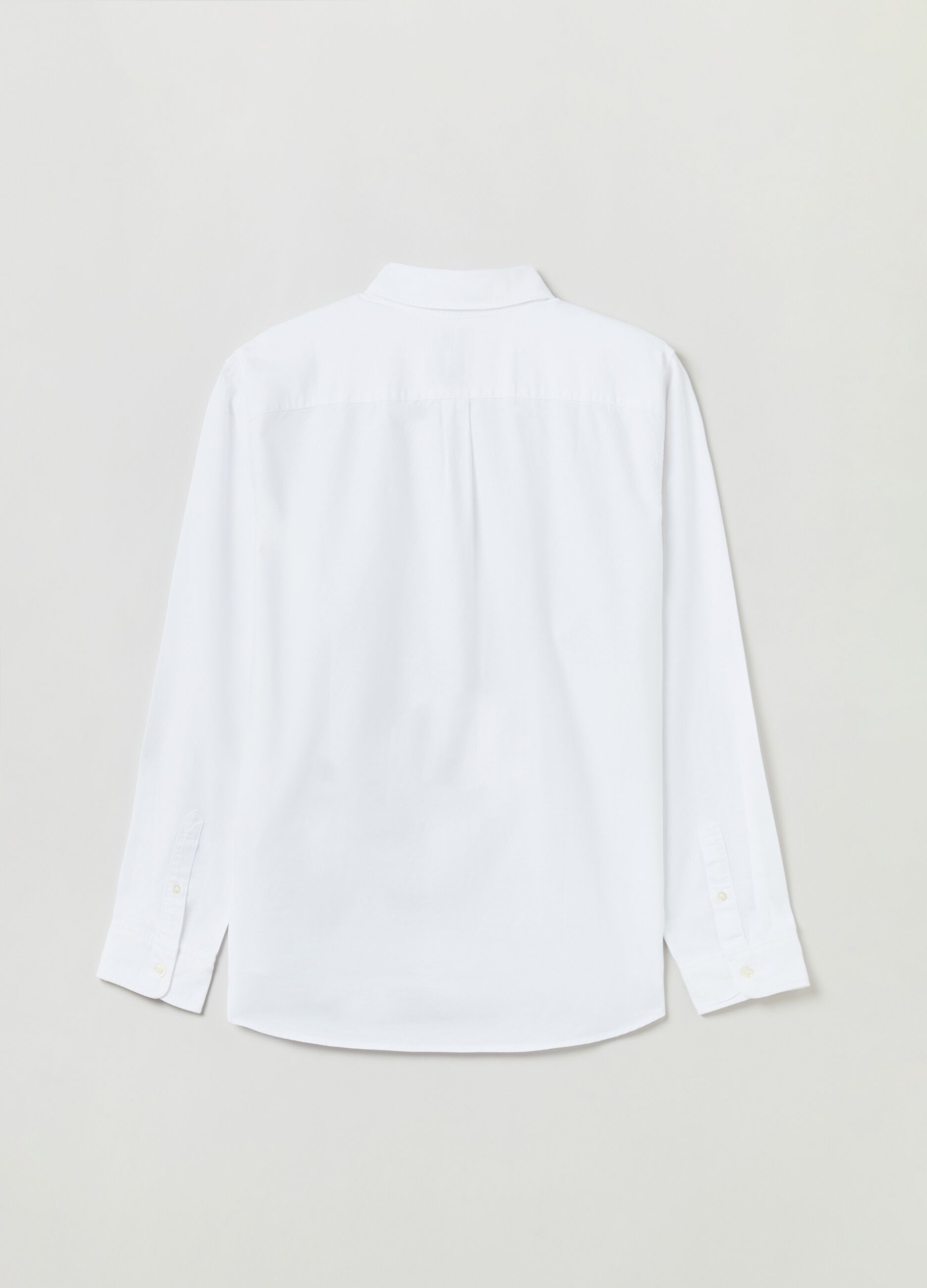 Camicia regular fit in cotone oxford_2