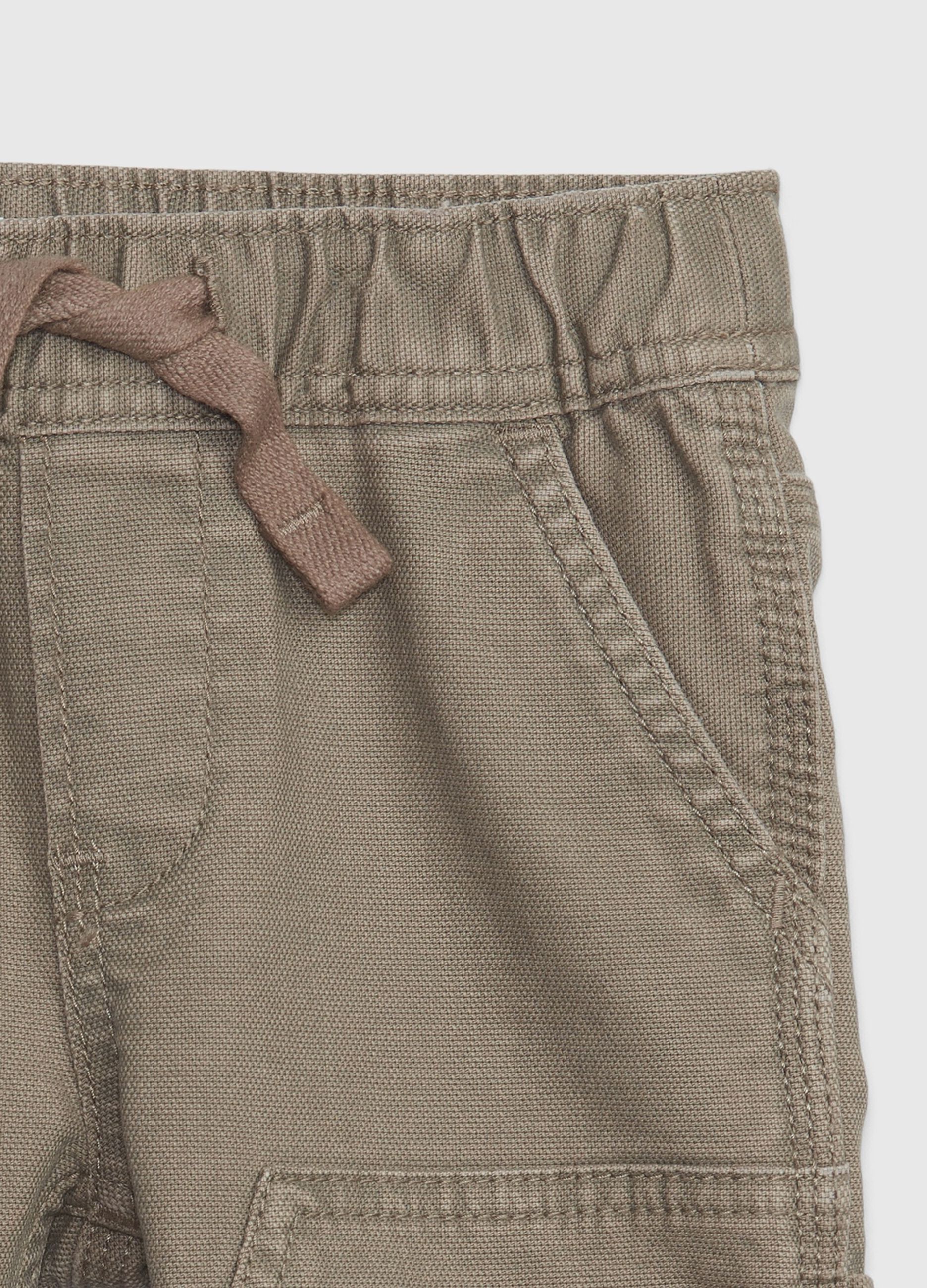 Joggers carpenter in denim con coulisse_2