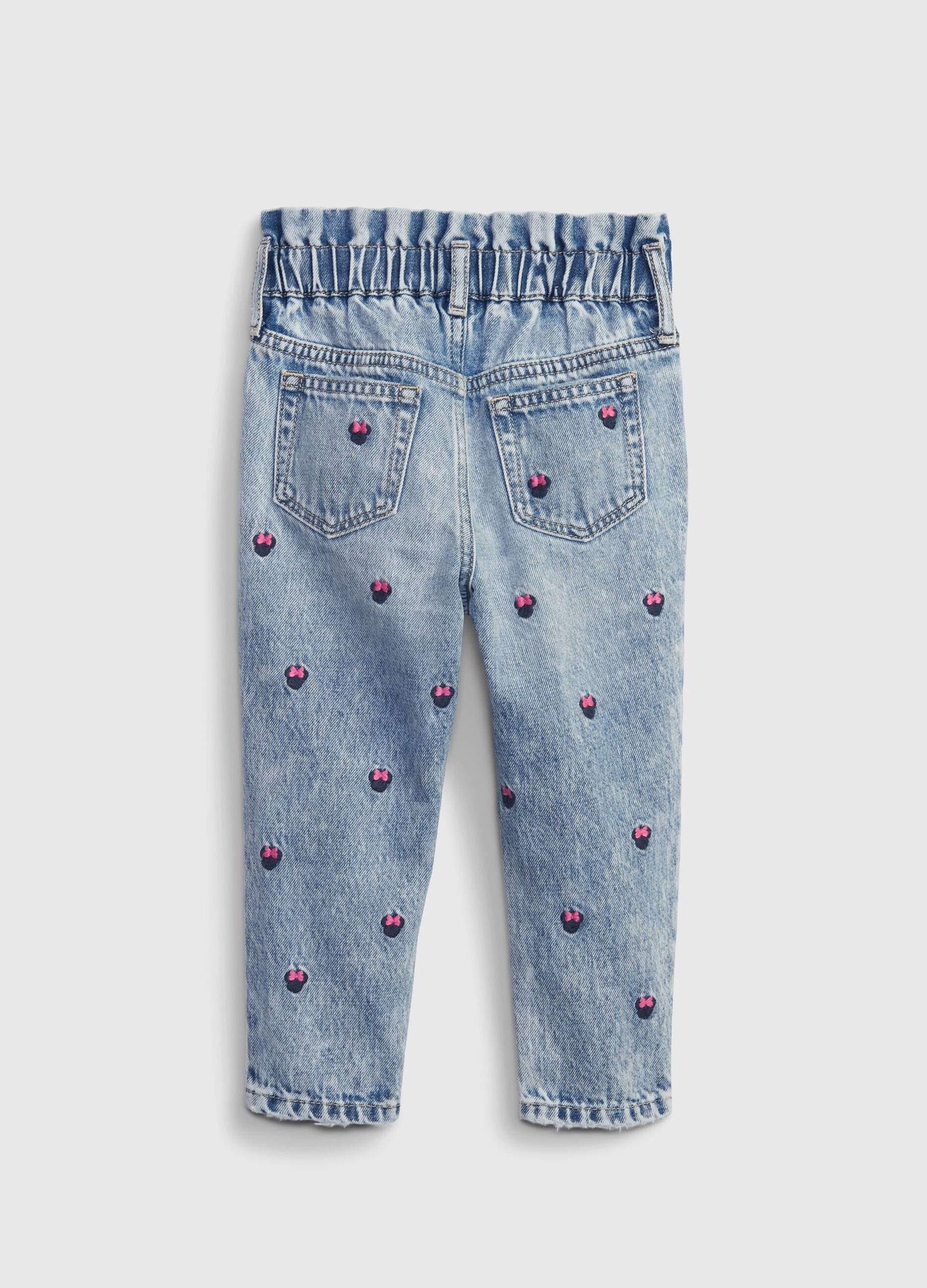 Jeans with Disney Baby Minnie Mouse embroidery