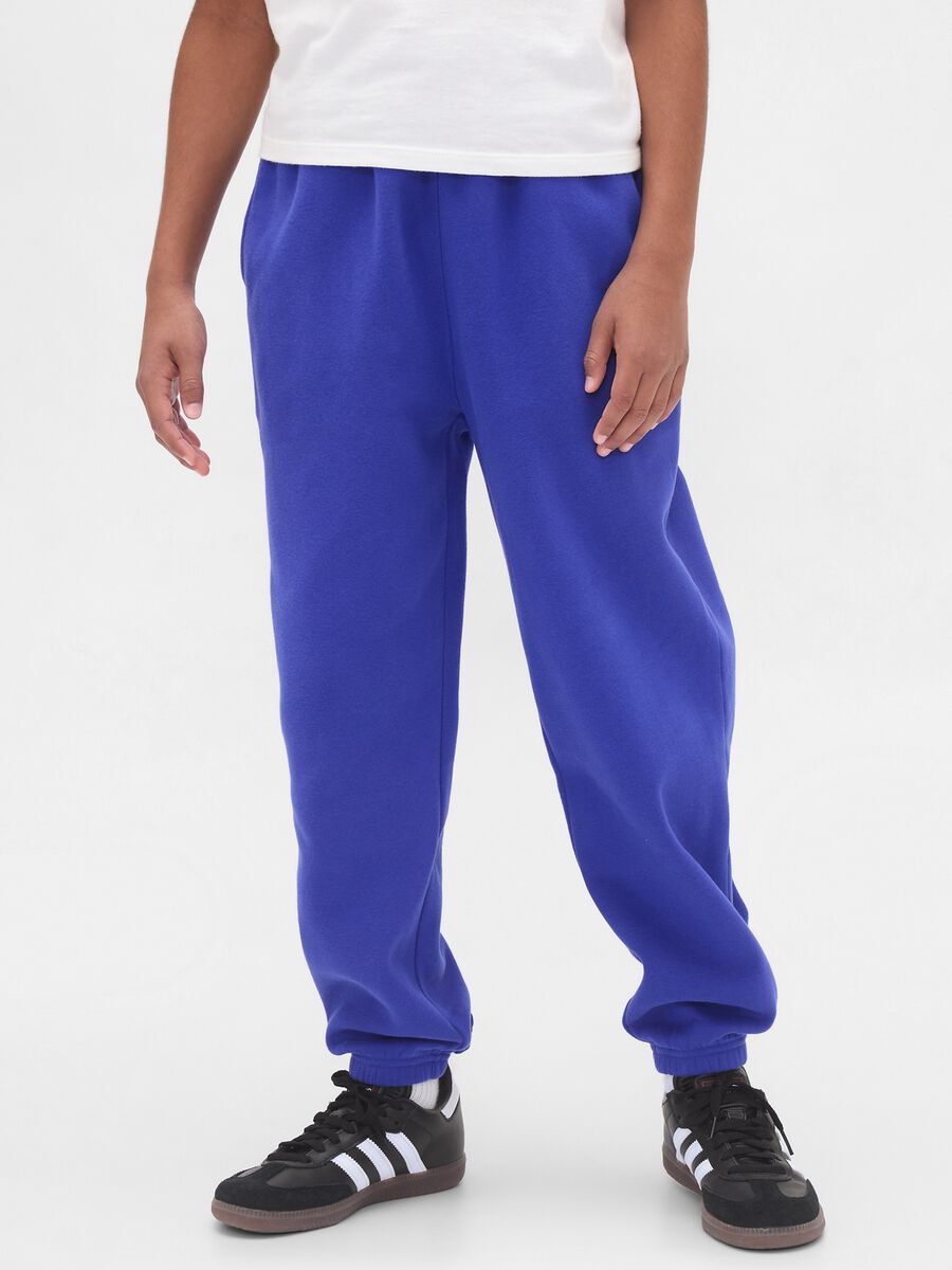 Pantaloni blu in cotone per bambino Bambino_1