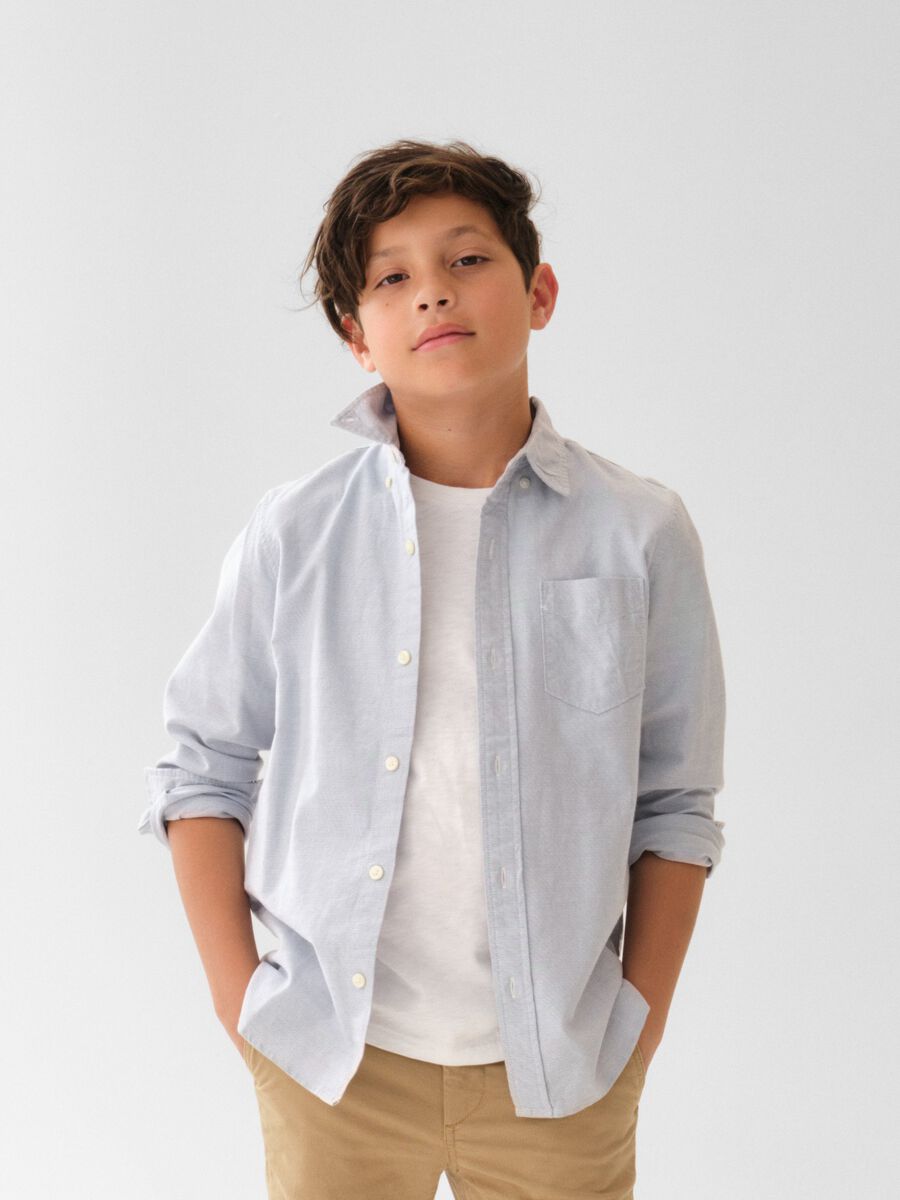Oxford shirt with pocket Boy_0