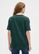 T-shirt verde a maniche corte in cotone_1