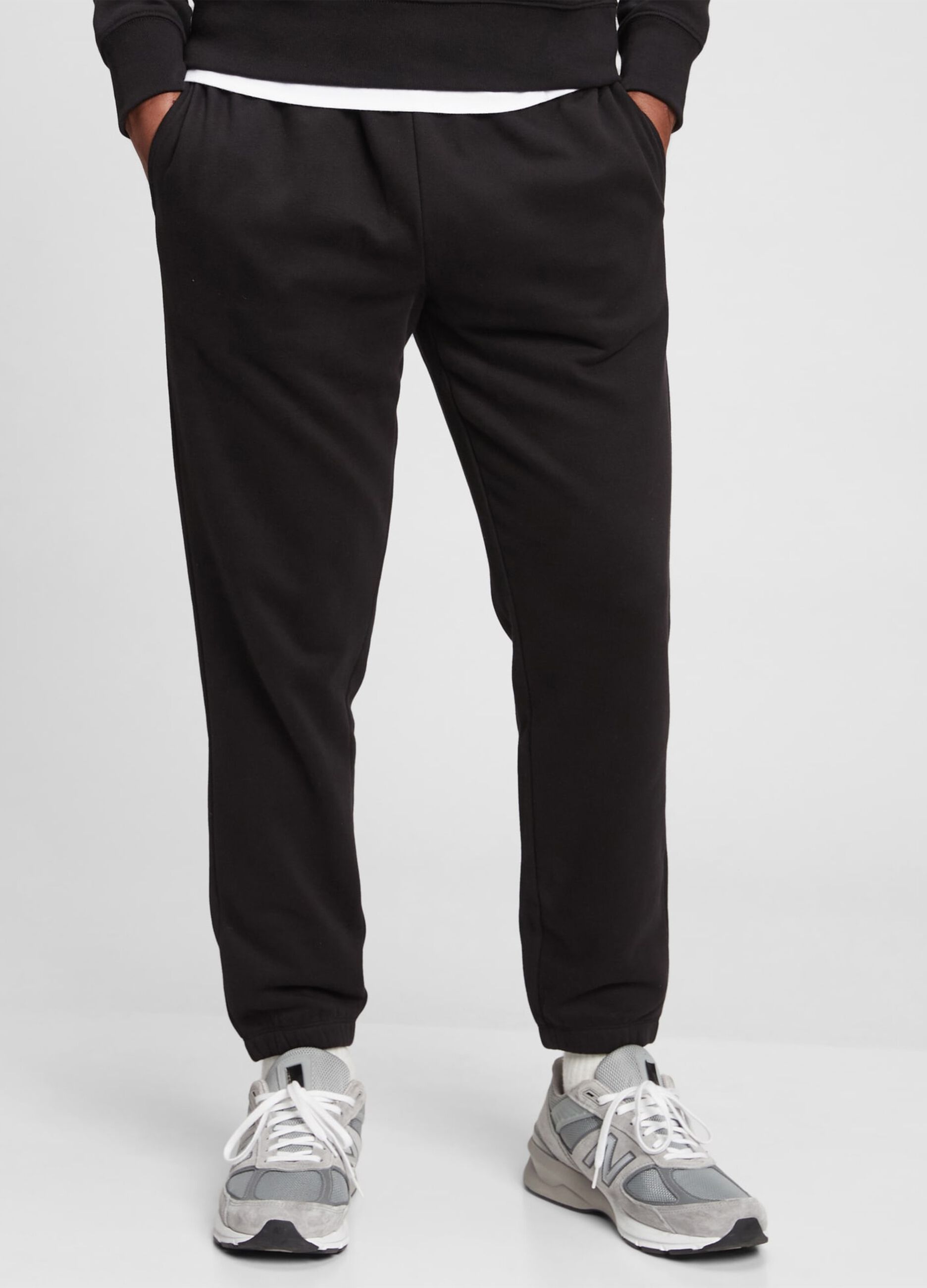 Joggers in felpa tinta unita