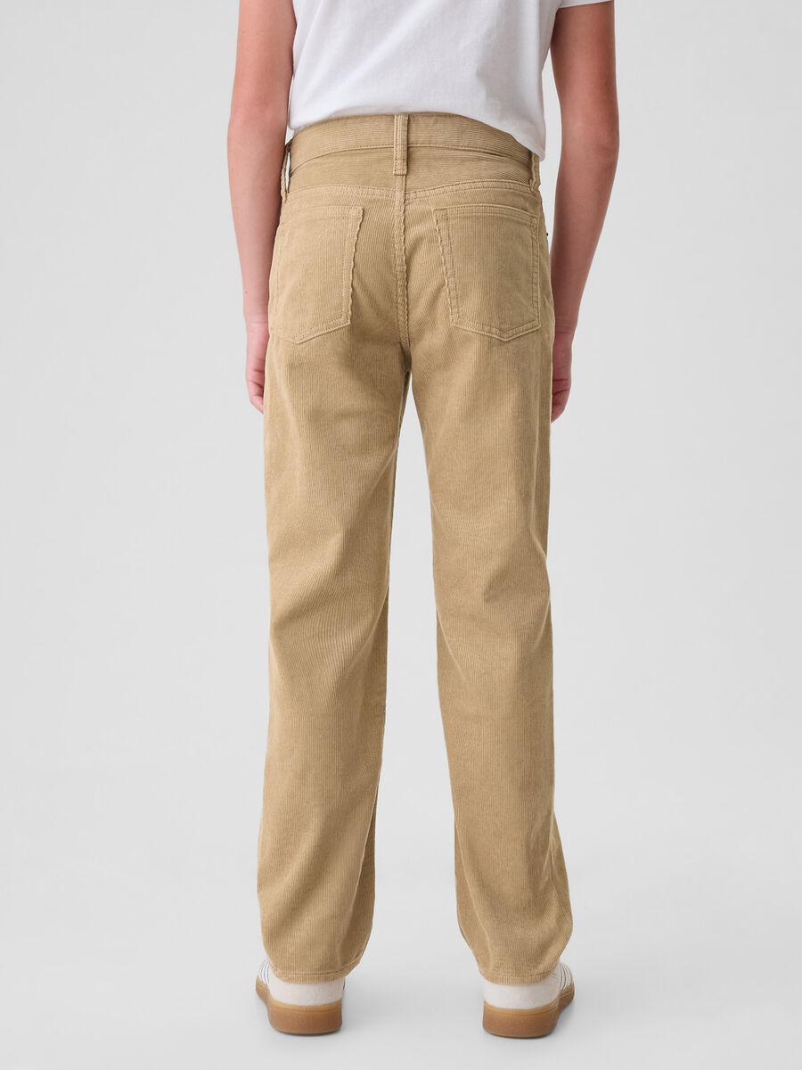 Pantaloni chino in corduroy Bambino_2