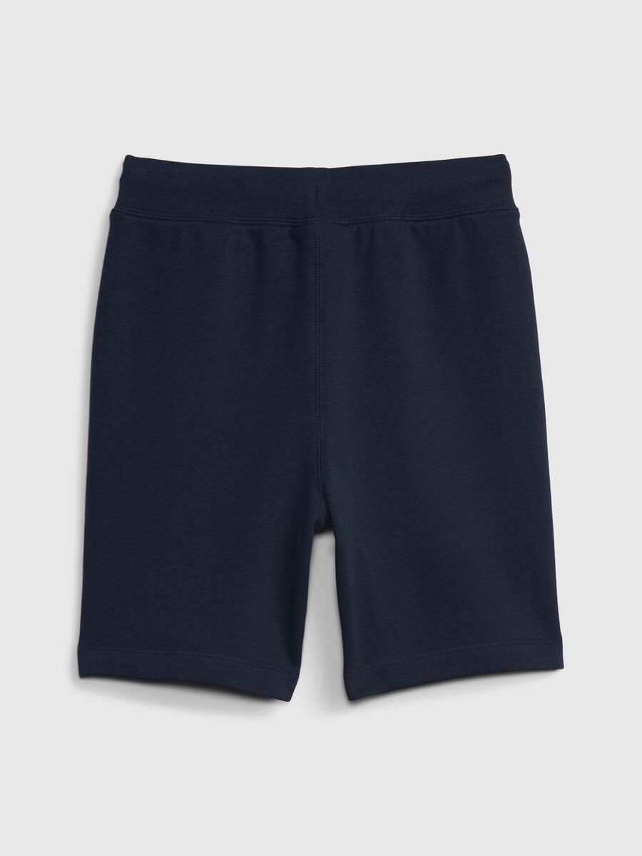 French terry Bermuda shorts with logo Boy_1