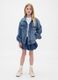 Girl's Short Denim Skirt_0