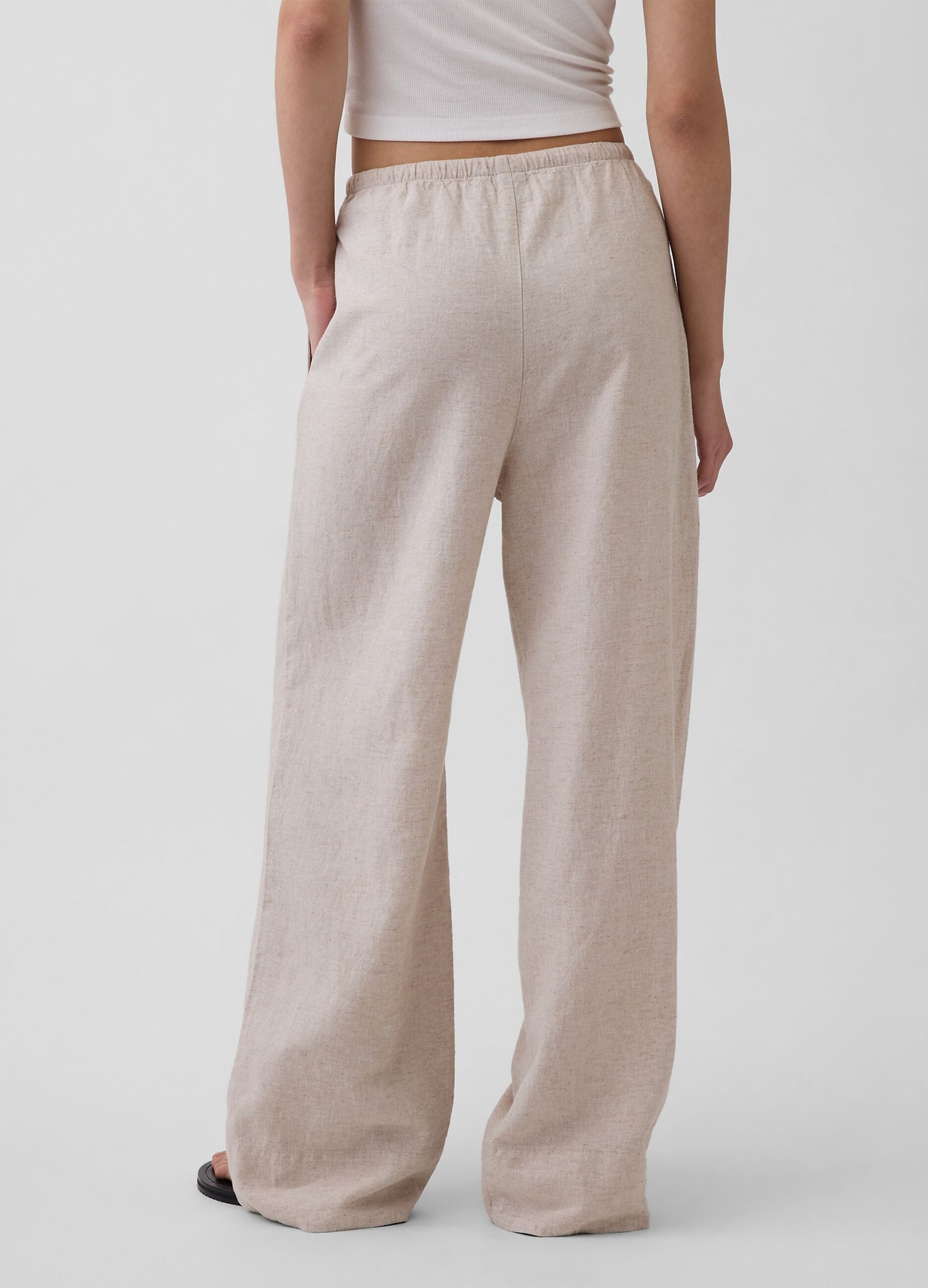 Pantaloni in misto lino