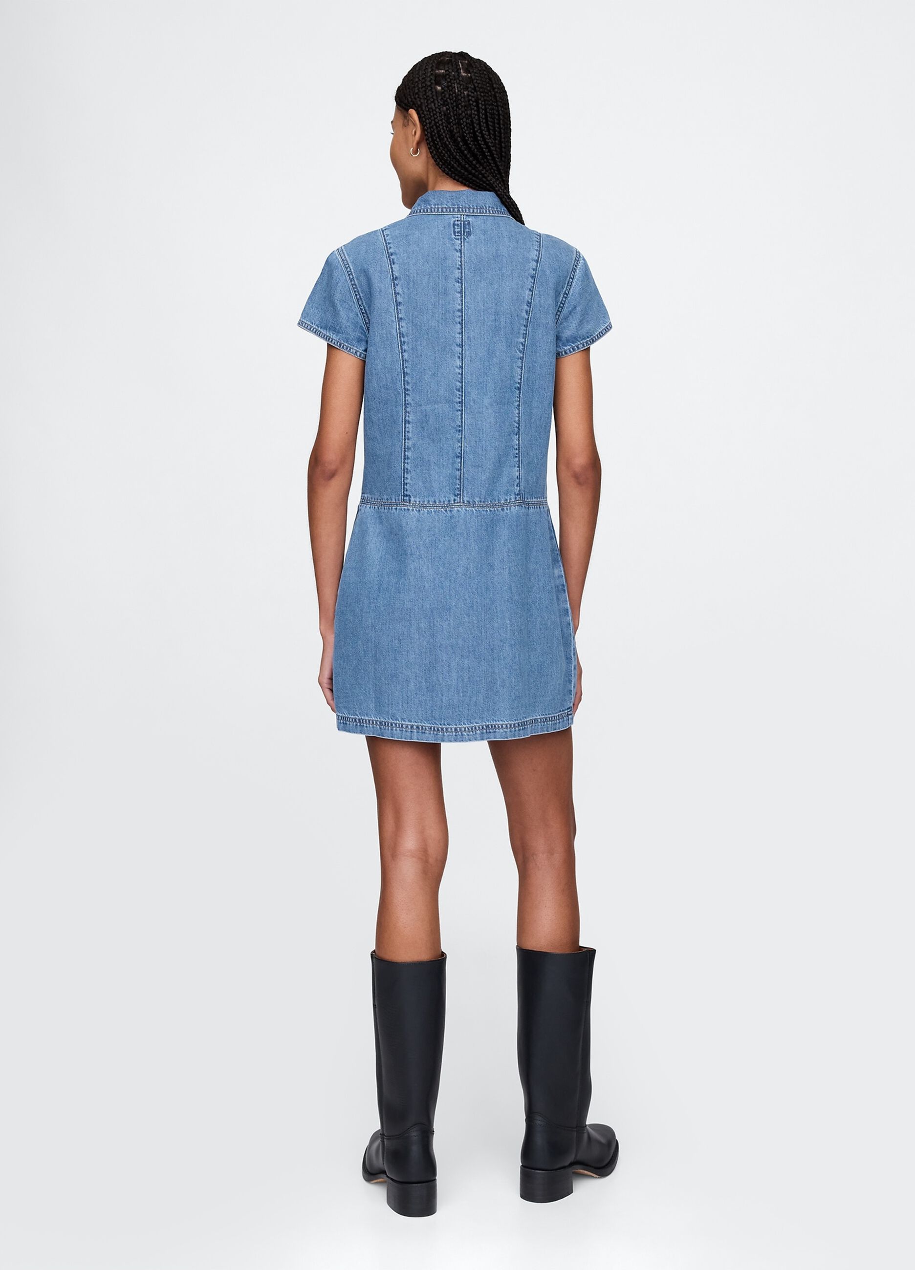 Abito in denim Gap con bottoni_2