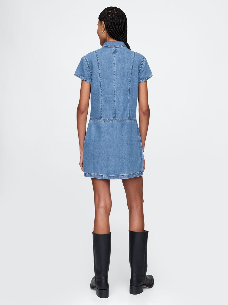 Abito in denim Gap con bottoni Donna_2
