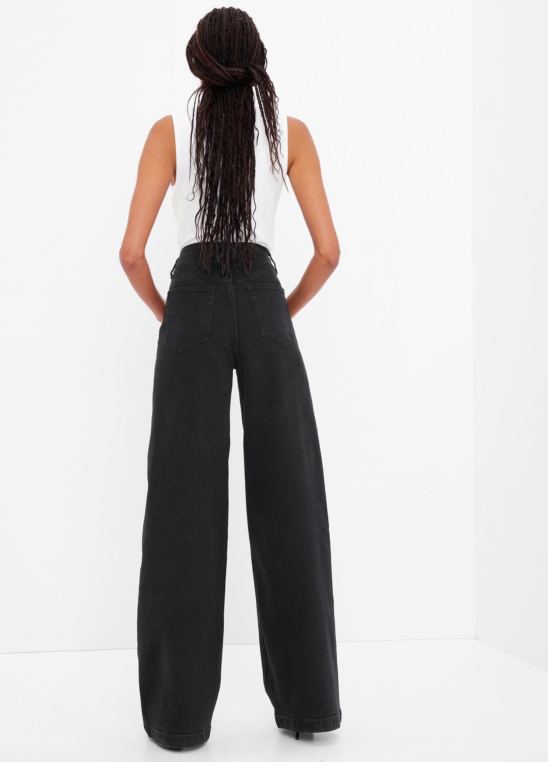 Jeans wide leg a vita alta_1