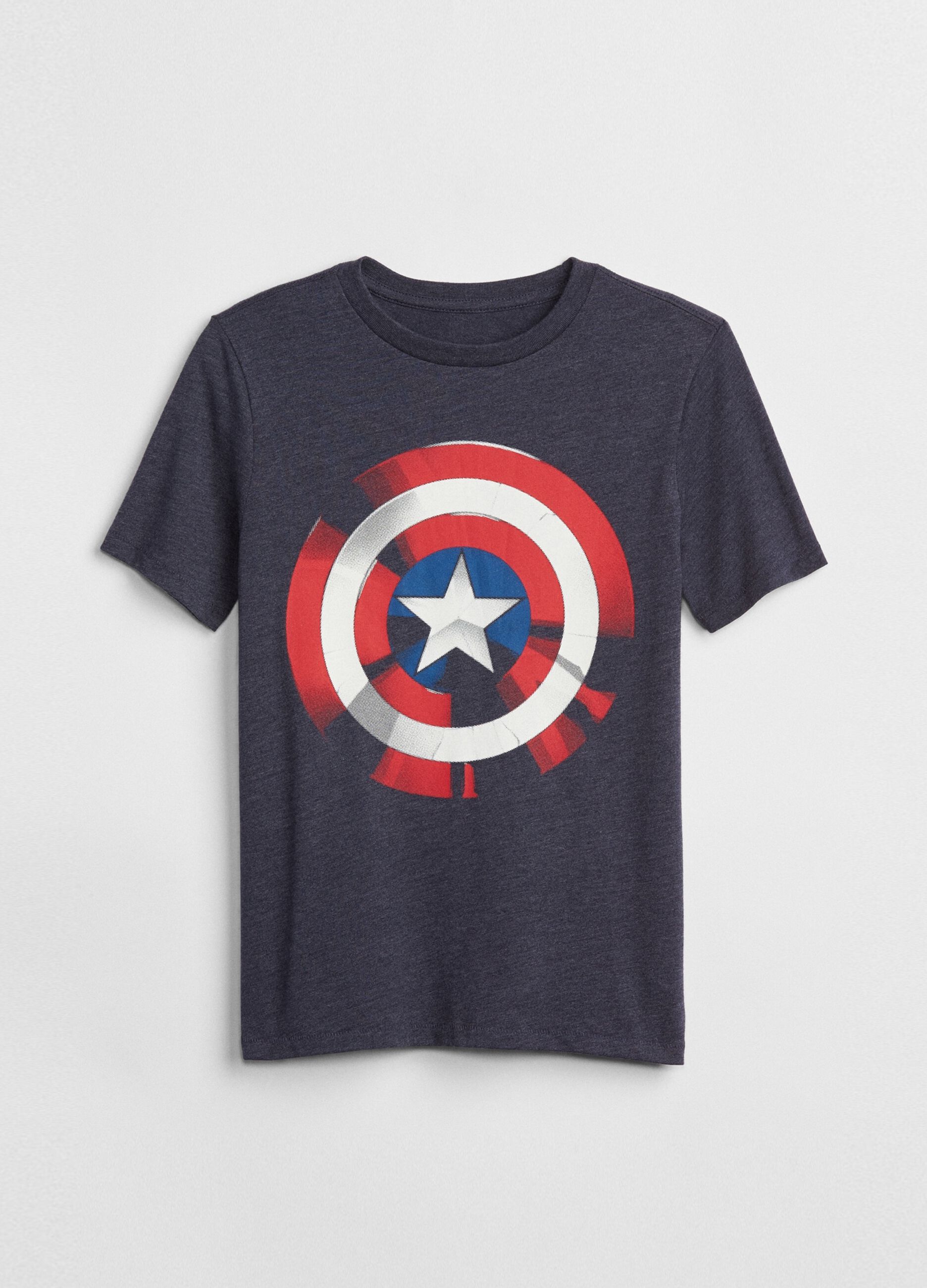 T-shirt in cotone stampa Captain America