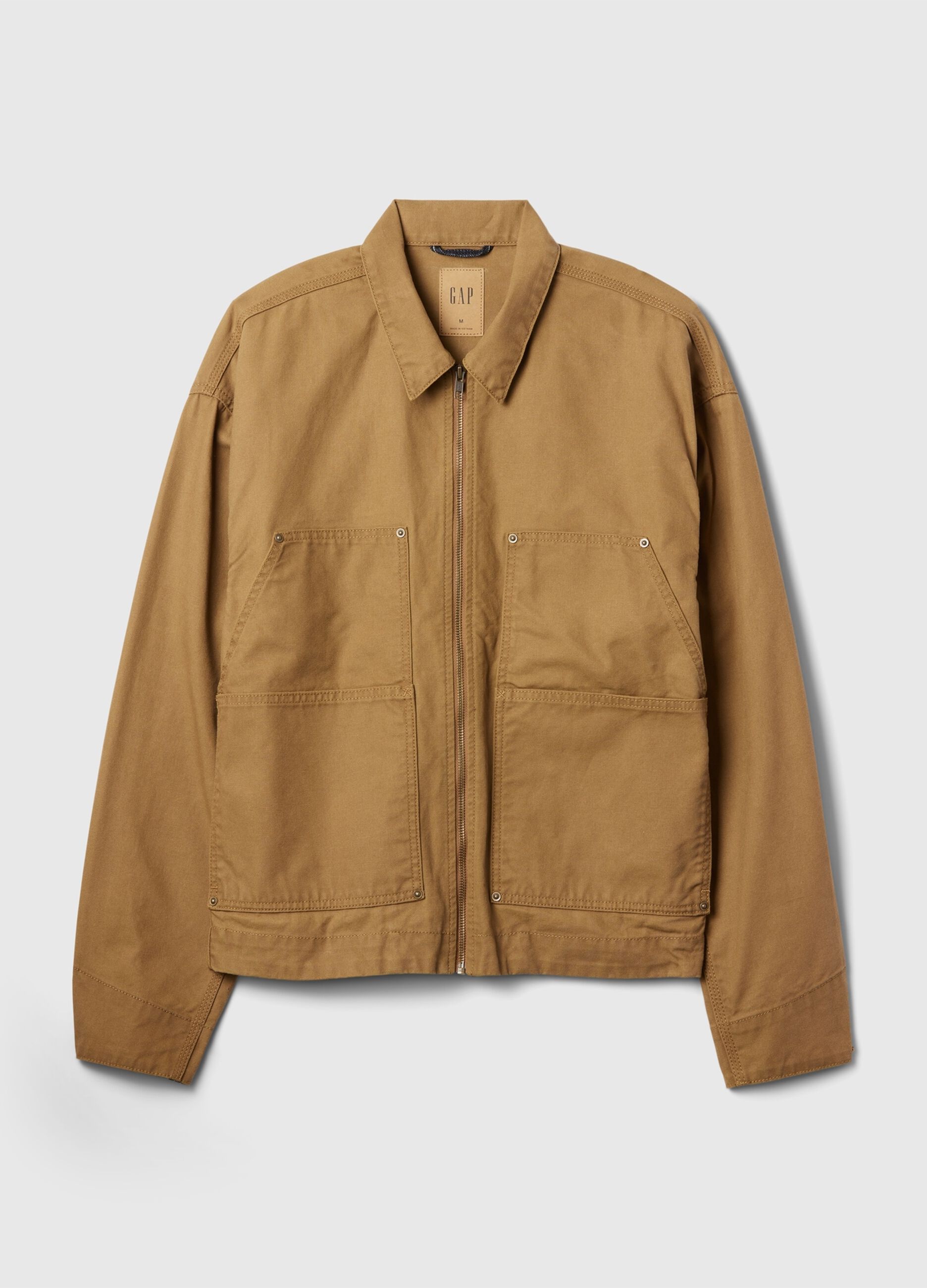 Full-zip carpenter shacket_3