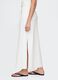 Long white skirt in linen and viscose_2
