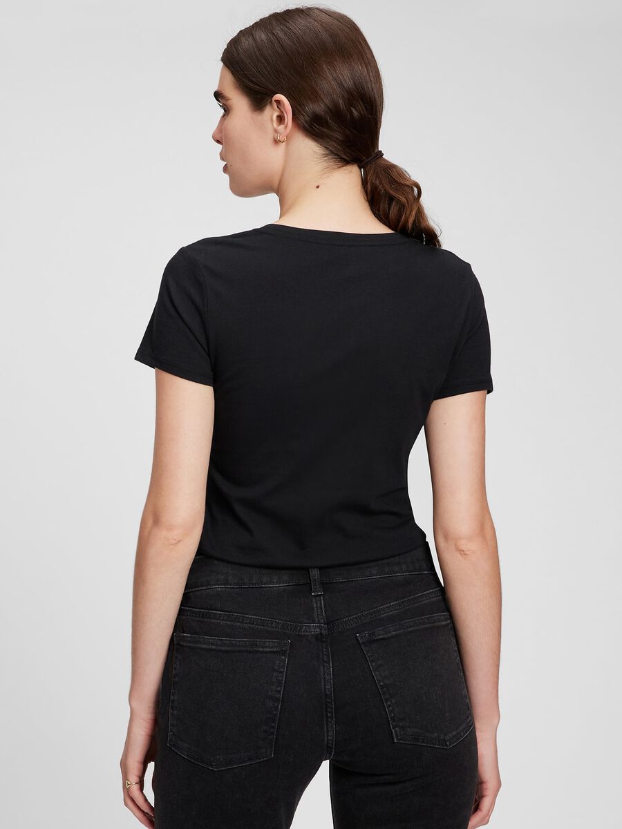 Two-pack T-shirts in jersey with logo print Woman_2