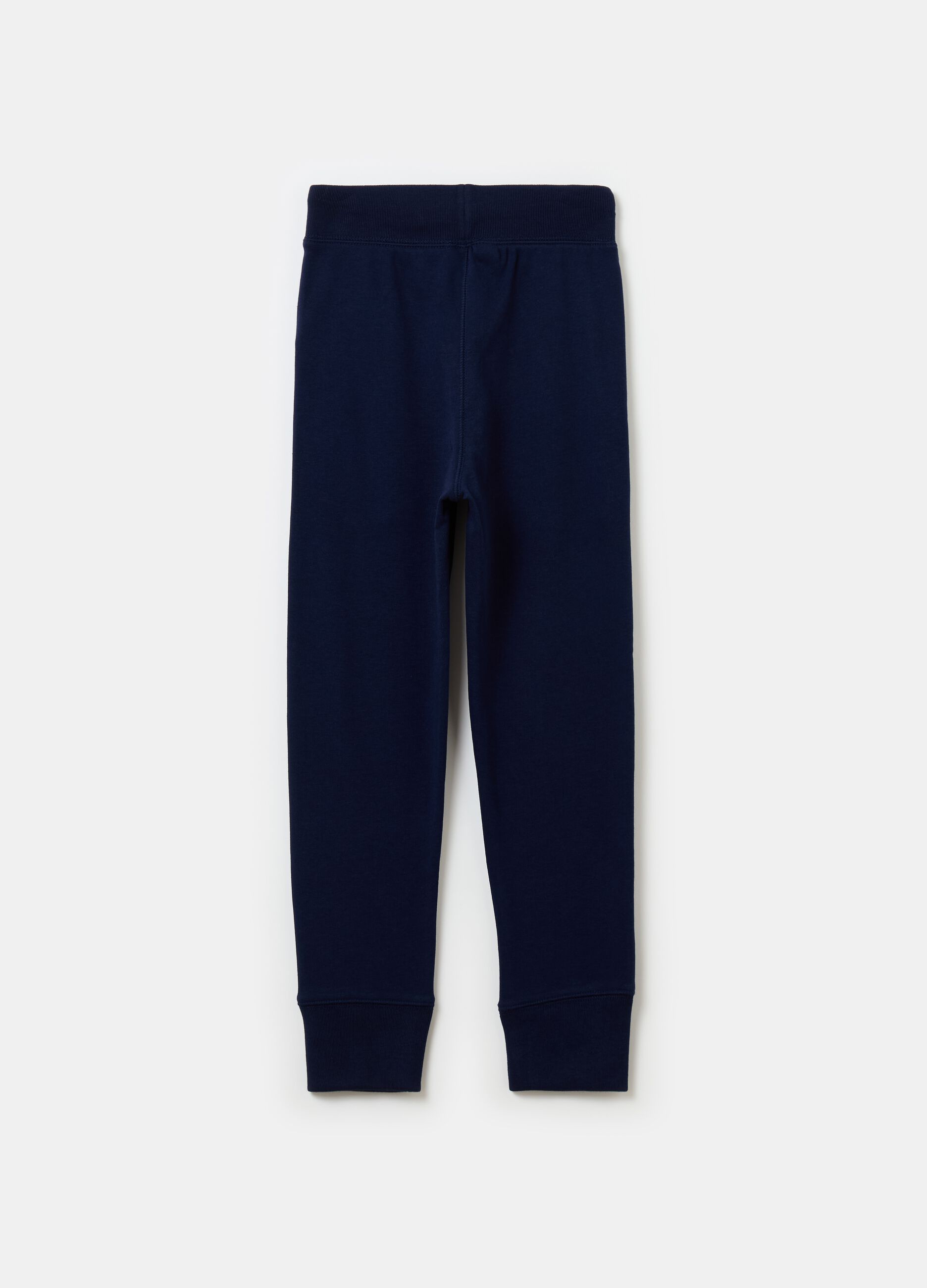 Joggers in French Terry con ricamo logo_1