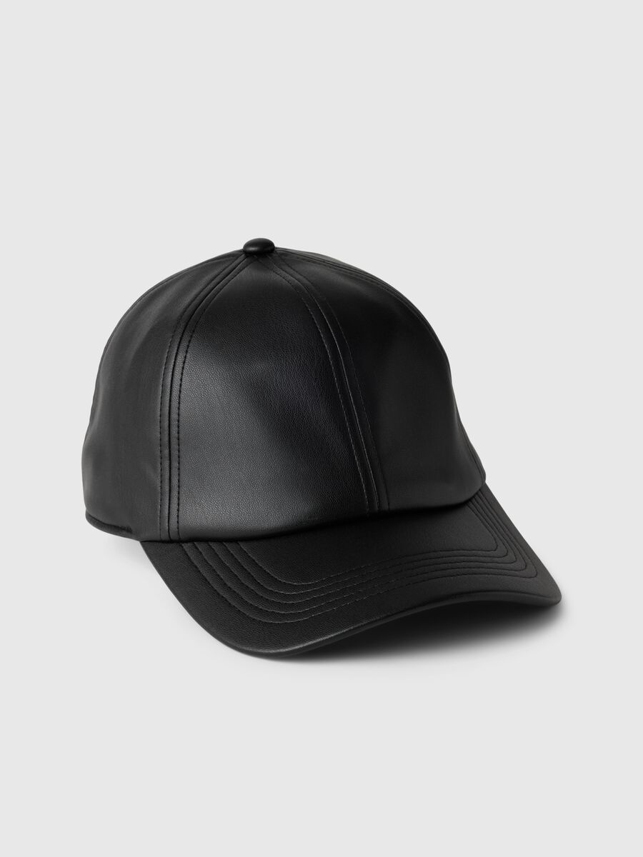 Cappello da baseball effetto lucido Donna_0