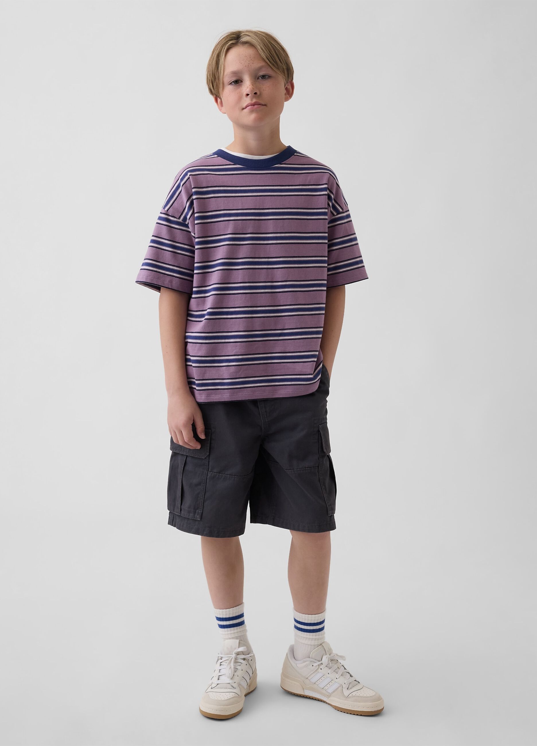 Shorts cargo in puro cotone