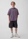 Shorts cargo in puro cotone_0