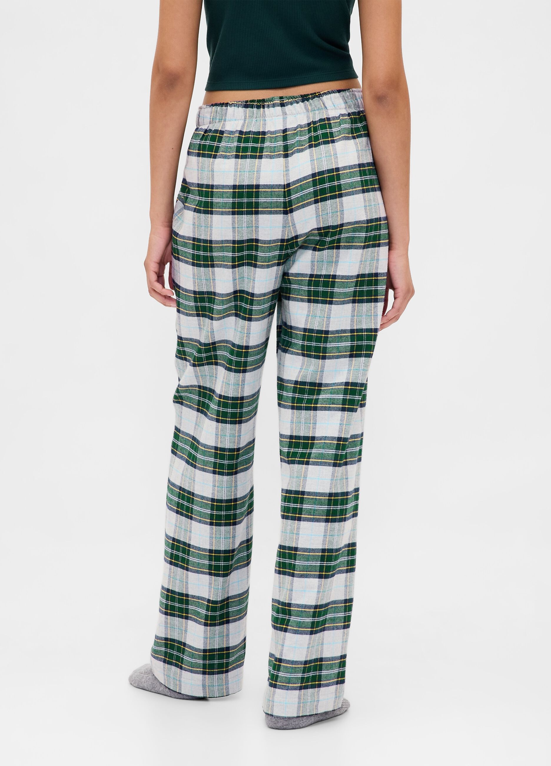 Green Check Cotton Pyjama