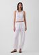 Pantaloni jogger in puro cotone_0