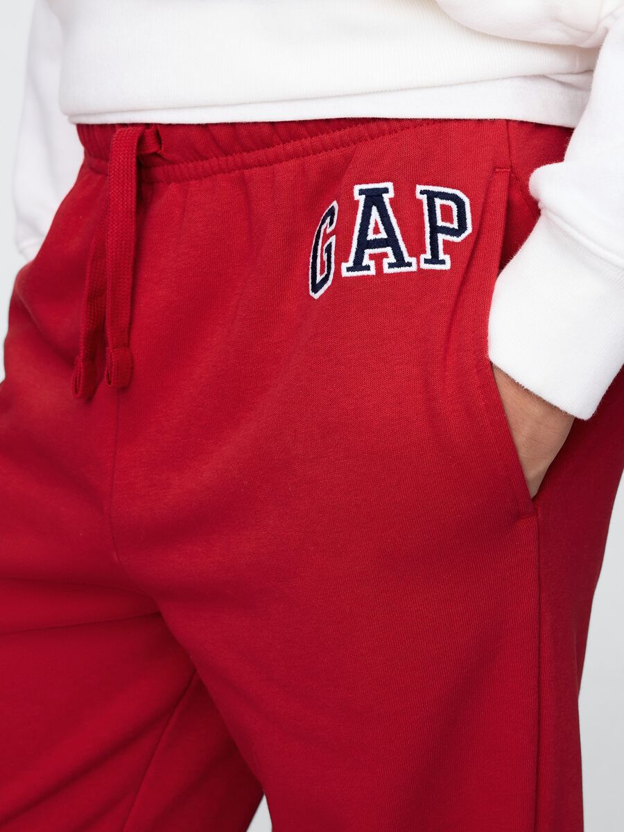 Set sportivo bianco e rosso GAP Bambino_3