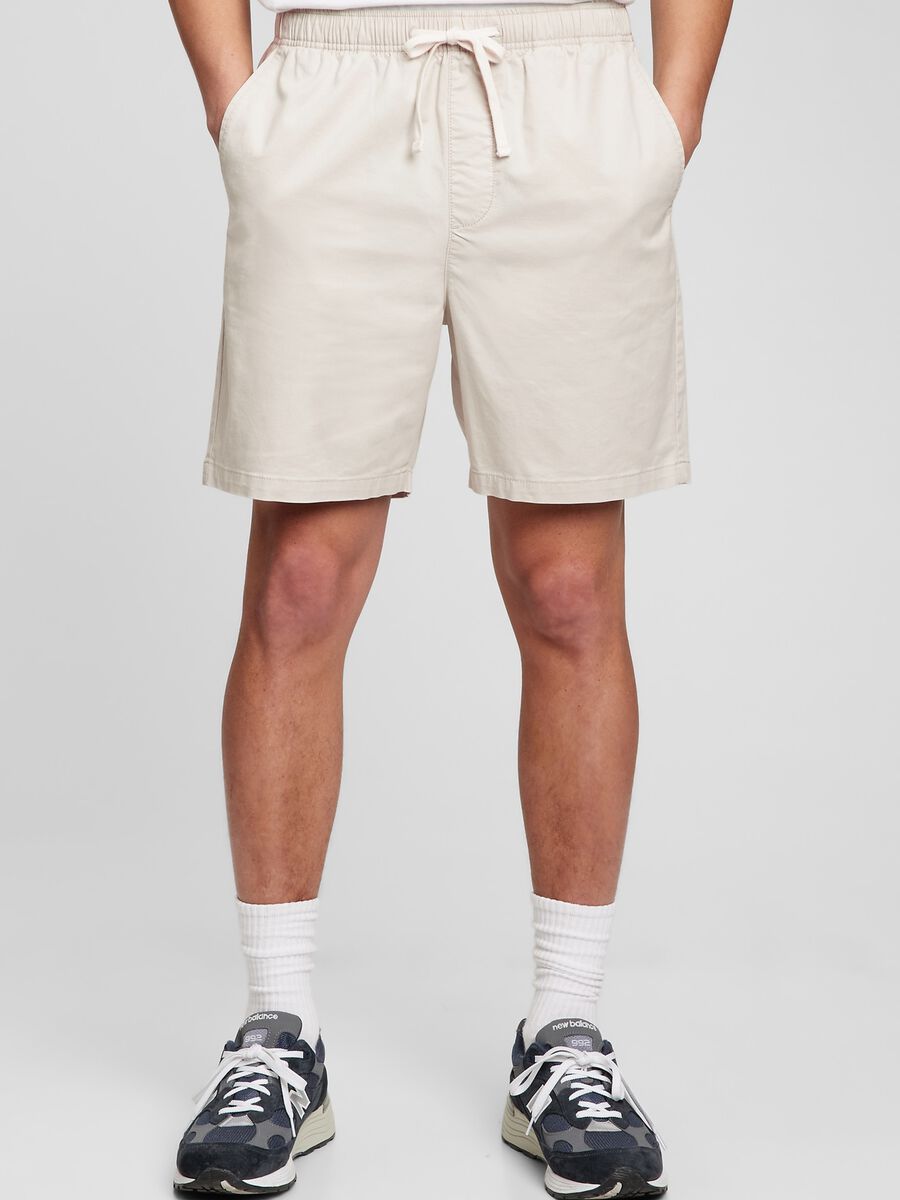 Bermuda jogger in cotone stretch Uomo_0