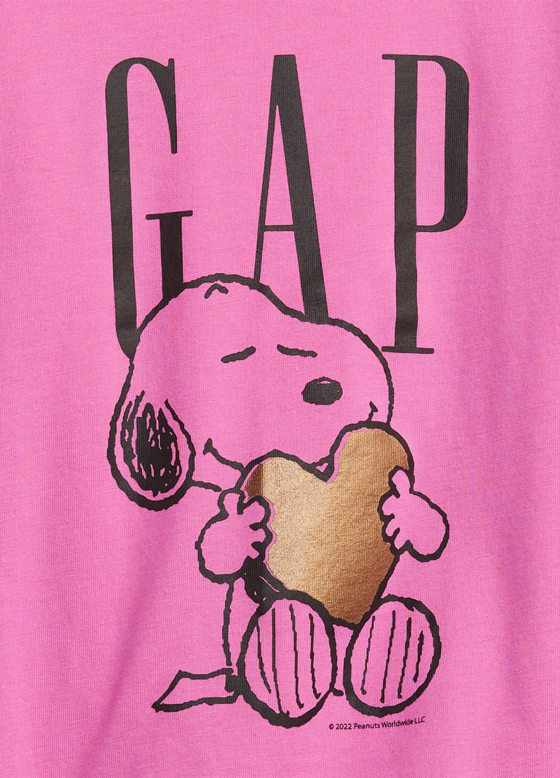 T-shirt with Peanuts Snoopy print and logo_2
