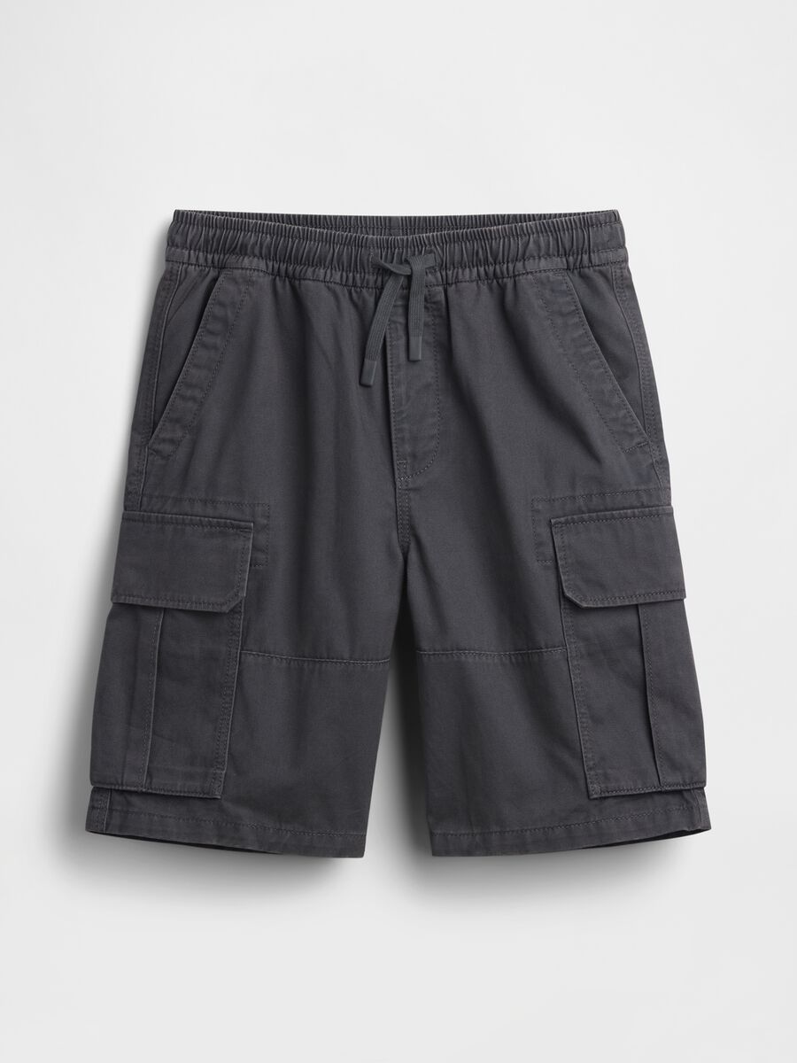 Shorts cargo in puro cotone Bambino_3