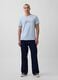 T-shirt in puro cotone con logo GAP a maniche corte_0