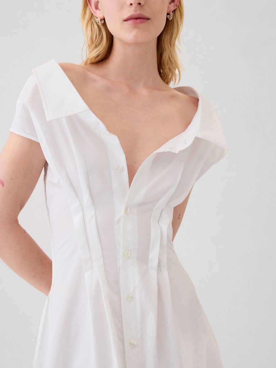 Vestito chemisier in popeline by Zac Posen Donna_5