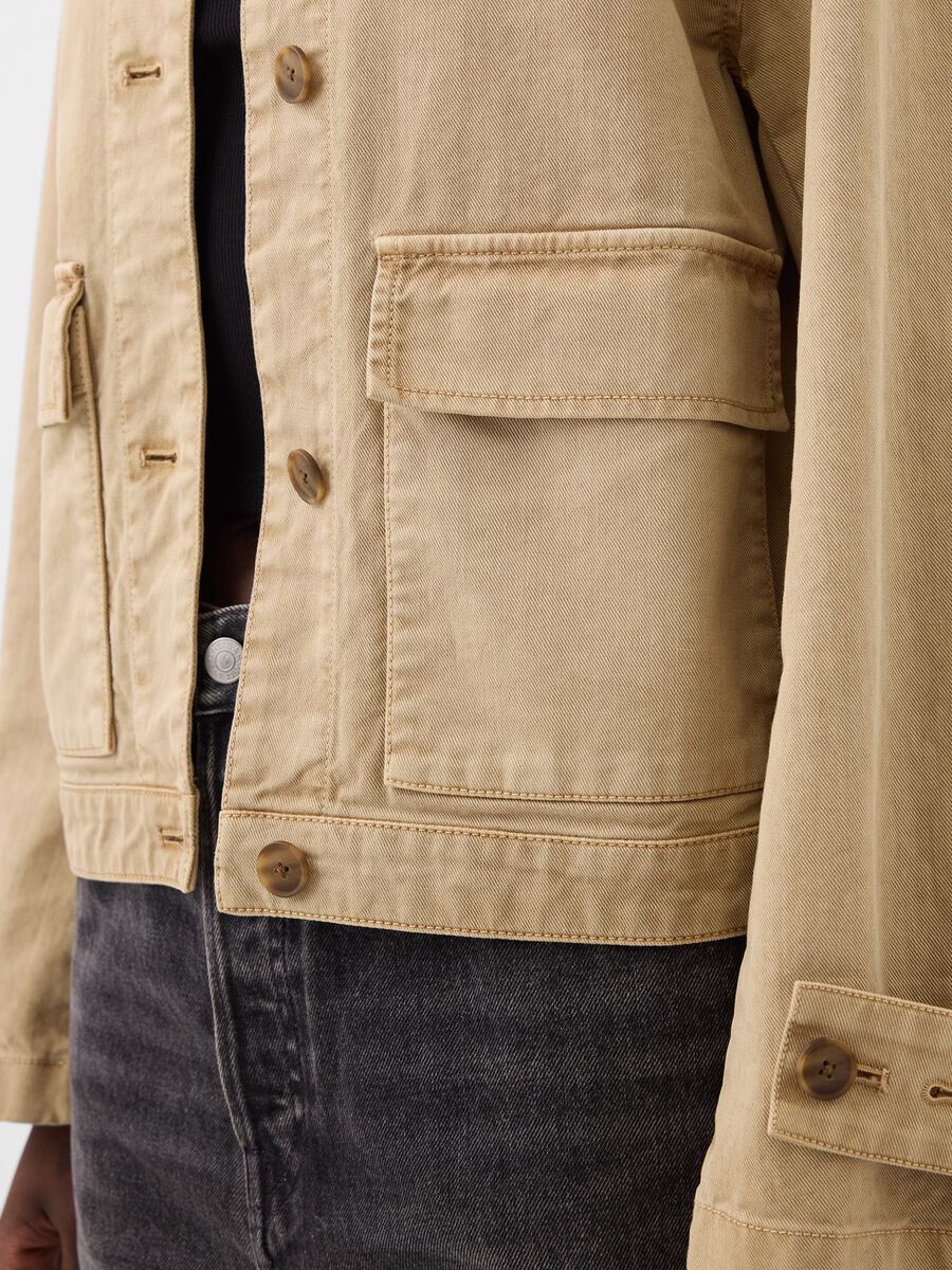 Shacket utility in cotone Donna_3