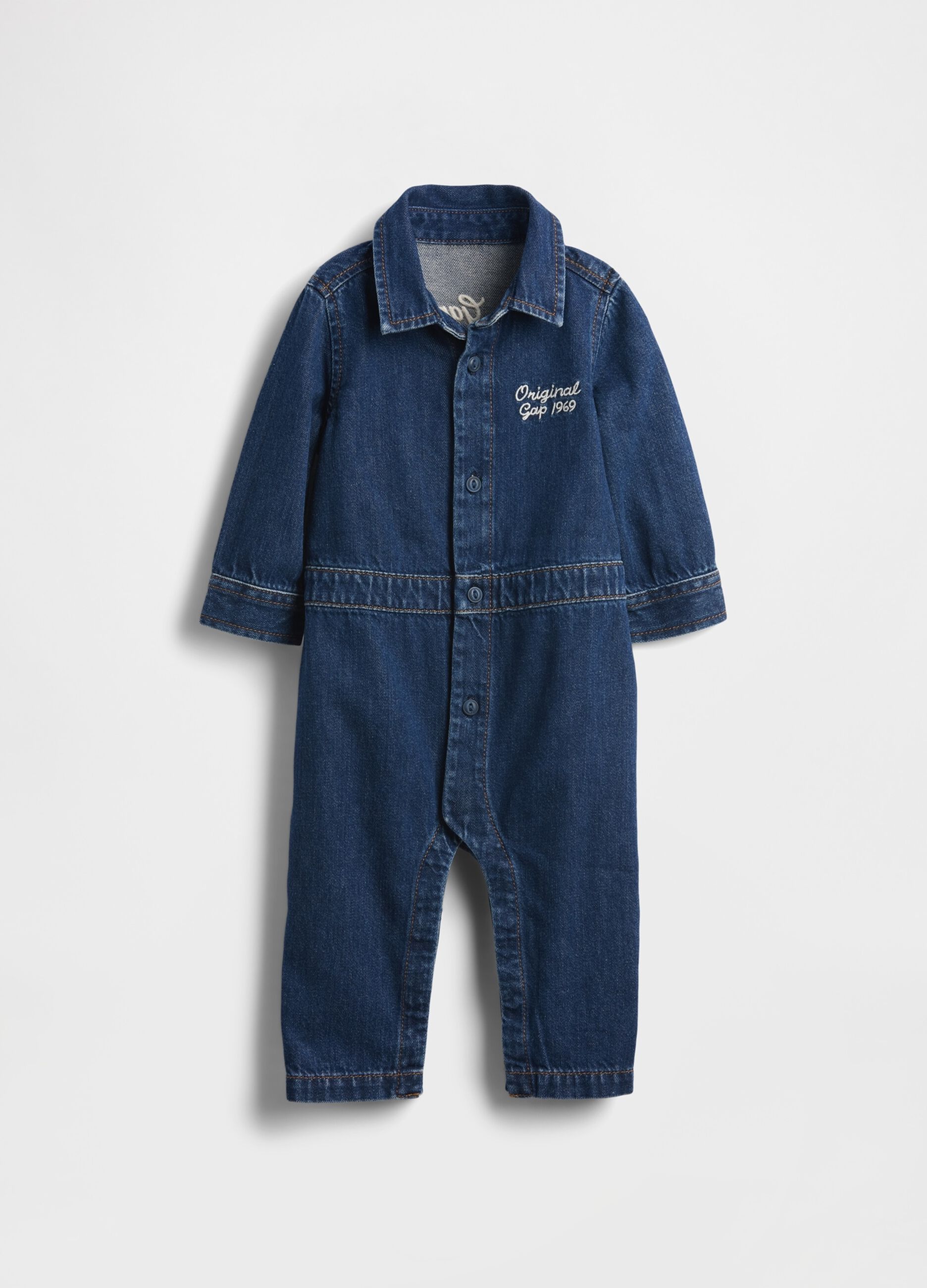 Tutina blu in cotone