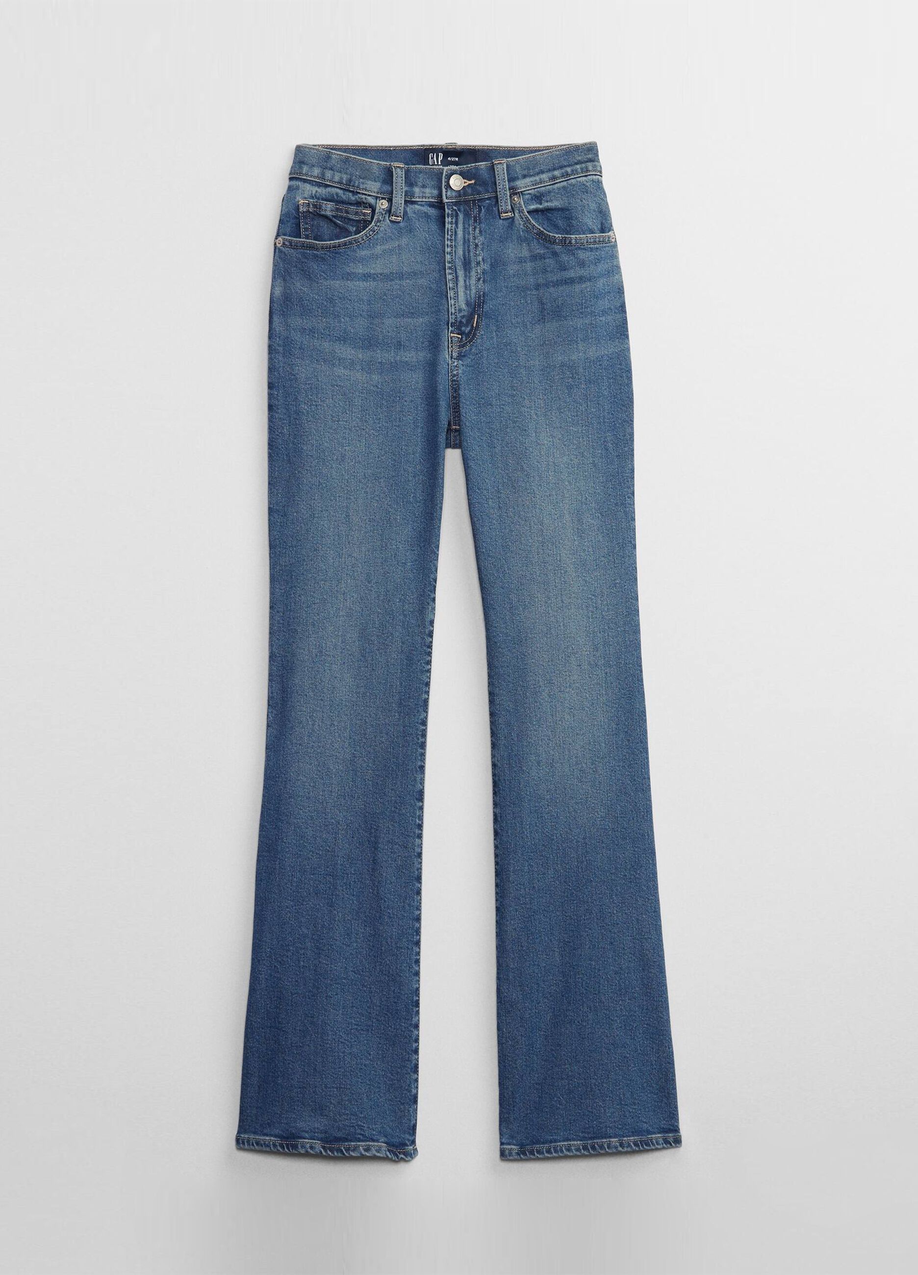 Jeans flare fit effetto maltinto_4