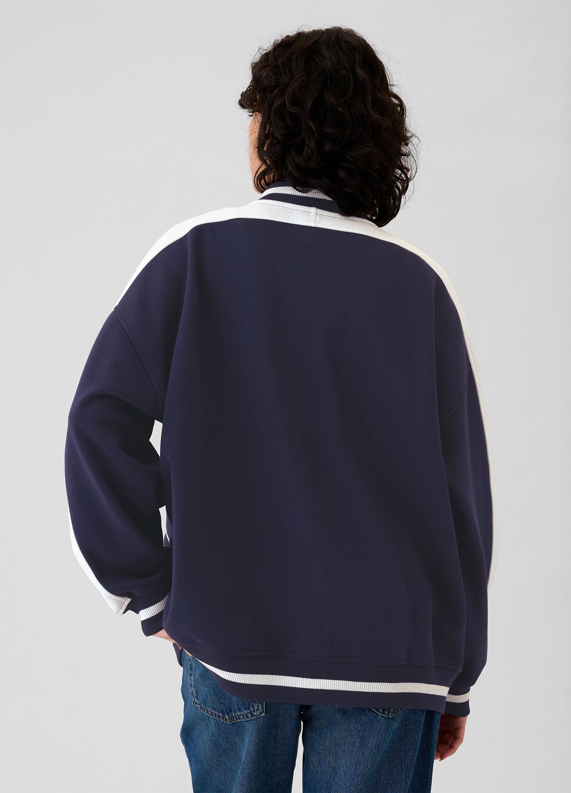 Bomber varsity oversize con ricamo logo_2