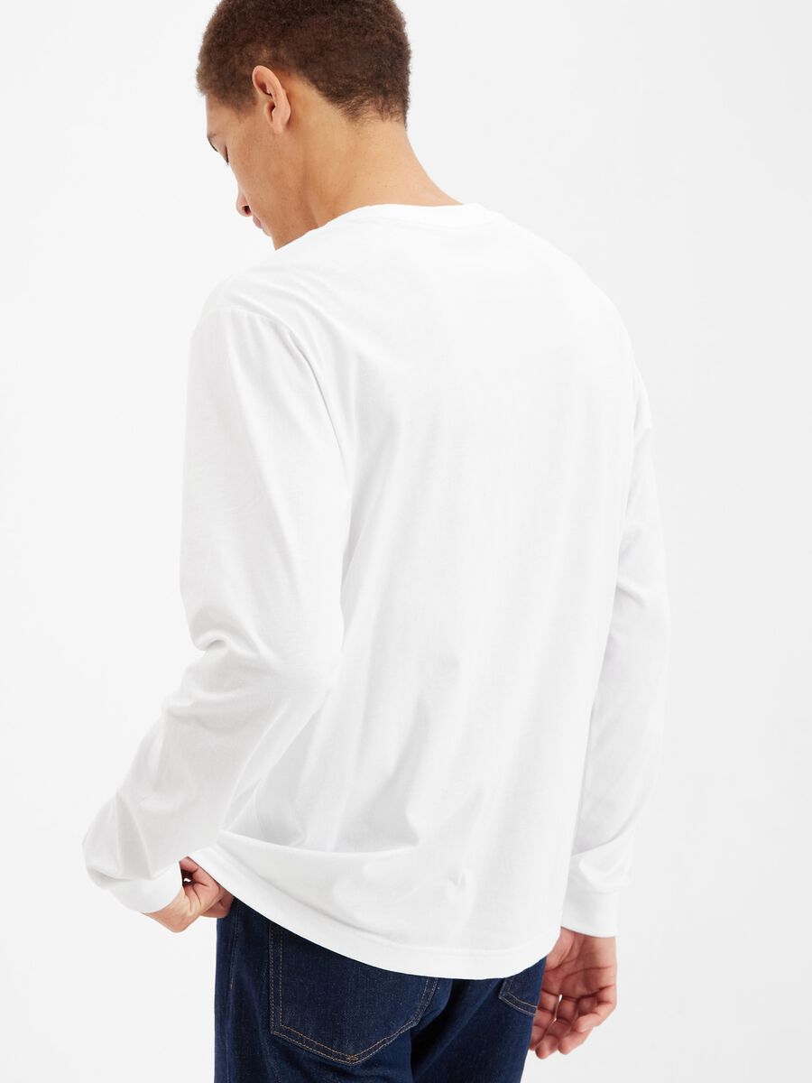T-shirt a maniche lunghe in cotone bio Uomo_1