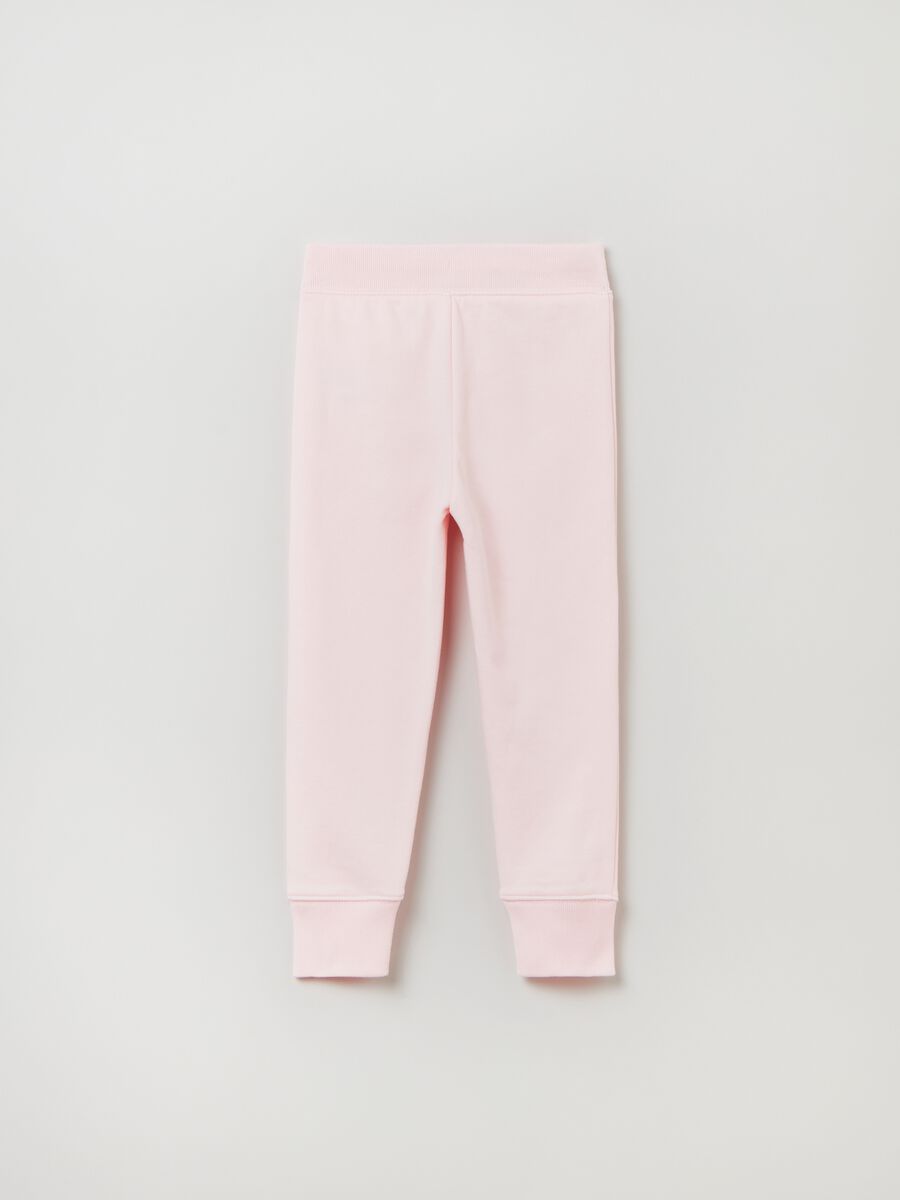 Joggers con stampa logo Bimba_1