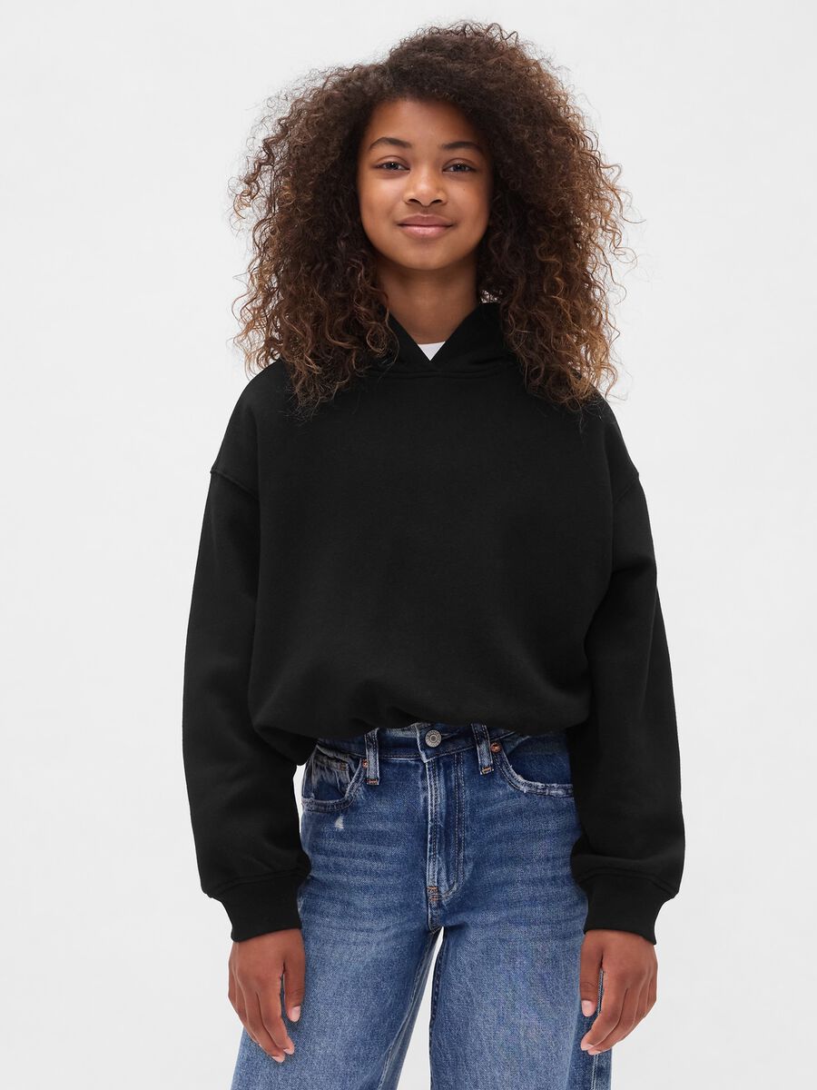 Black sweatshirt for girls Girl_0