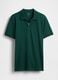 Green short-sleeve stretch polo shirt_3
