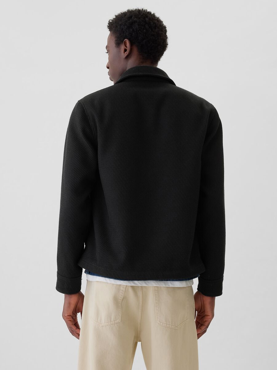 Jacket in wool twill Man_1