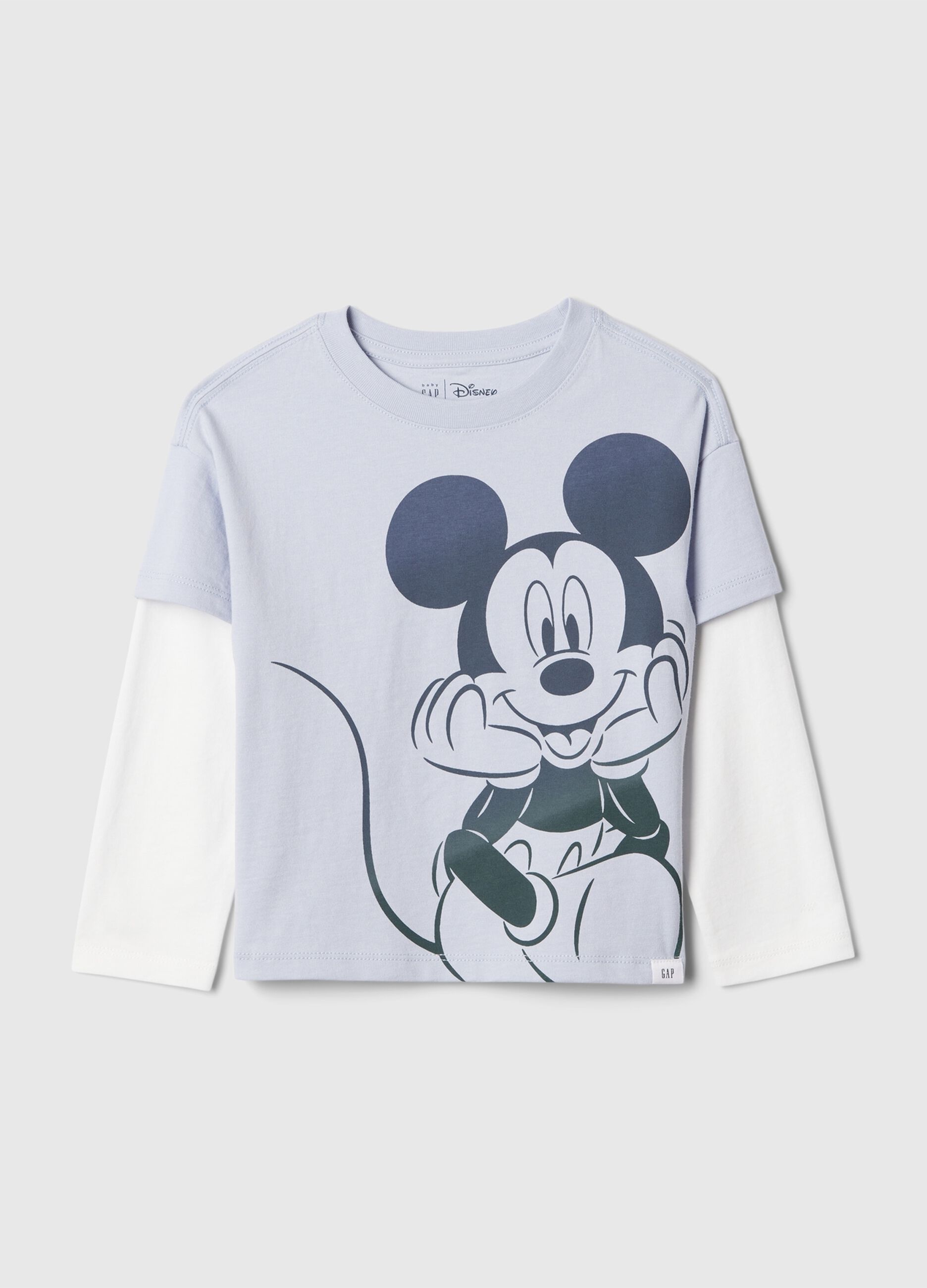 T-shirt in cotone con stampa Topolino