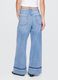 Jeans a gamba larga in denim_3